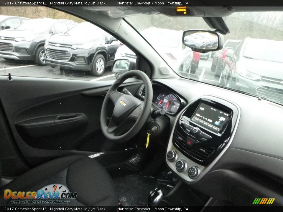 2017 Chevrolet Spark LS Nightfall Gray Metallic / Jet Black Photo #11