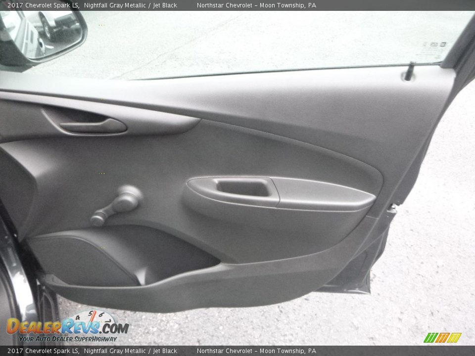2017 Chevrolet Spark LS Nightfall Gray Metallic / Jet Black Photo #12