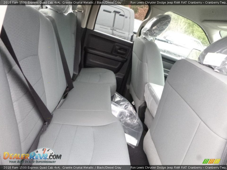 2018 Ram 1500 Express Quad Cab 4x4 Granite Crystal Metallic / Black/Diesel Gray Photo #11