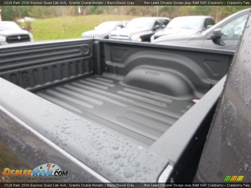 2018 Ram 1500 Express Quad Cab 4x4 Granite Crystal Metallic / Black/Diesel Gray Photo #12
