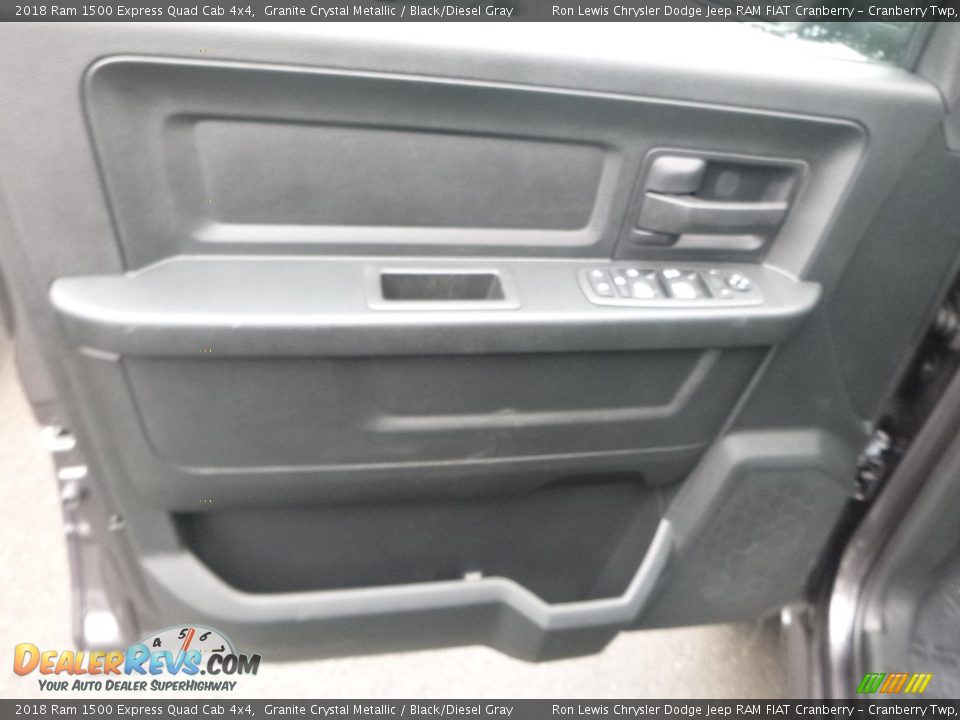 2018 Ram 1500 Express Quad Cab 4x4 Granite Crystal Metallic / Black/Diesel Gray Photo #14