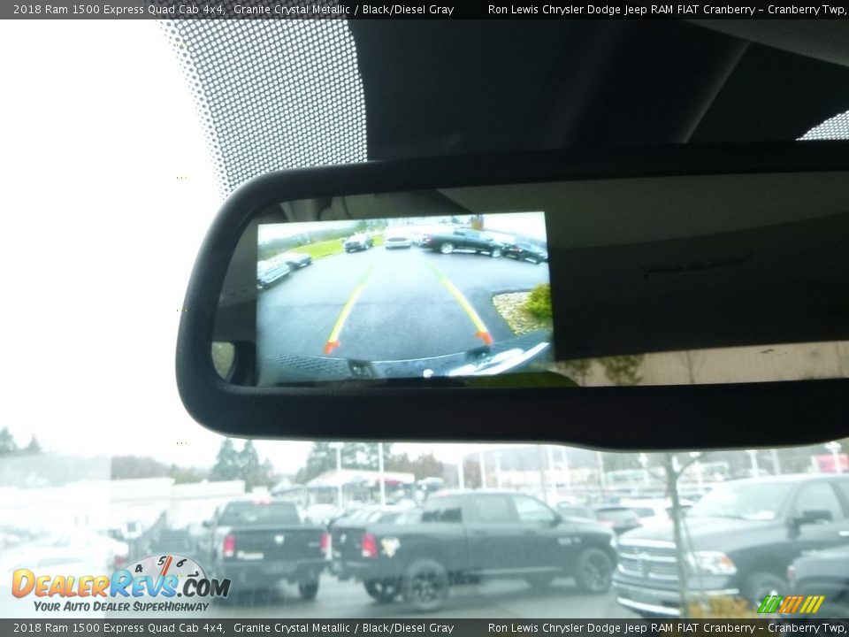 2018 Ram 1500 Express Quad Cab 4x4 Granite Crystal Metallic / Black/Diesel Gray Photo #17