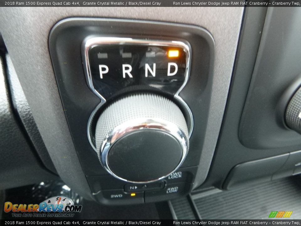 2018 Ram 1500 Express Quad Cab 4x4 Granite Crystal Metallic / Black/Diesel Gray Photo #20
