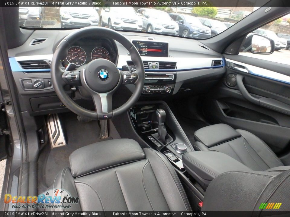 2016 BMW X1 xDrive28i Mineral Grey Metallic / Black Photo #17