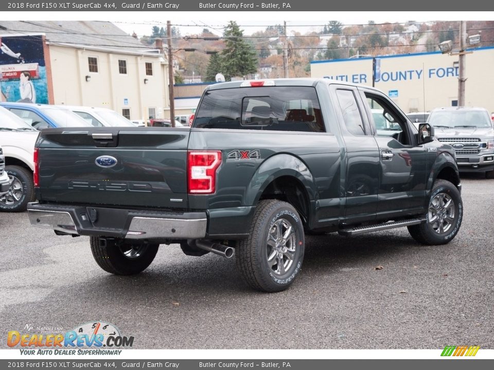 2018 Ford F150 XLT SuperCab 4x4 Guard / Earth Gray Photo #6