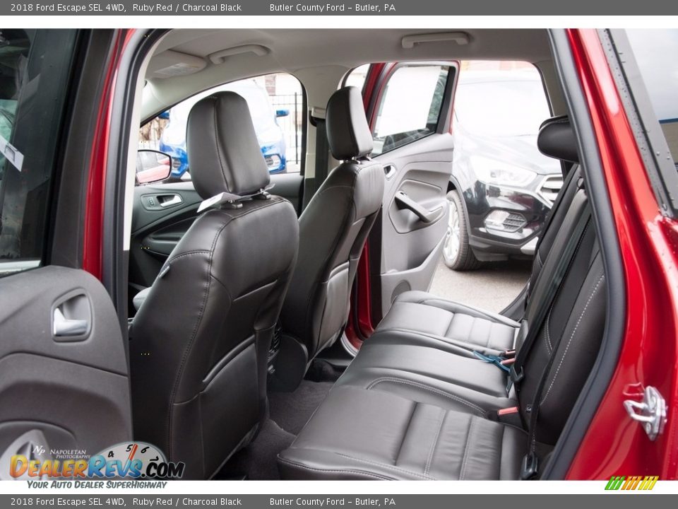 2018 Ford Escape SEL 4WD Ruby Red / Charcoal Black Photo #10