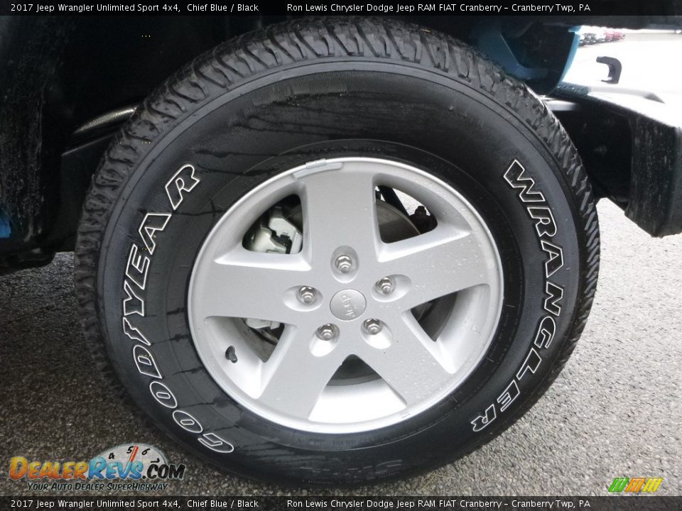 2017 Jeep Wrangler Unlimited Sport 4x4 Chief Blue / Black Photo #9