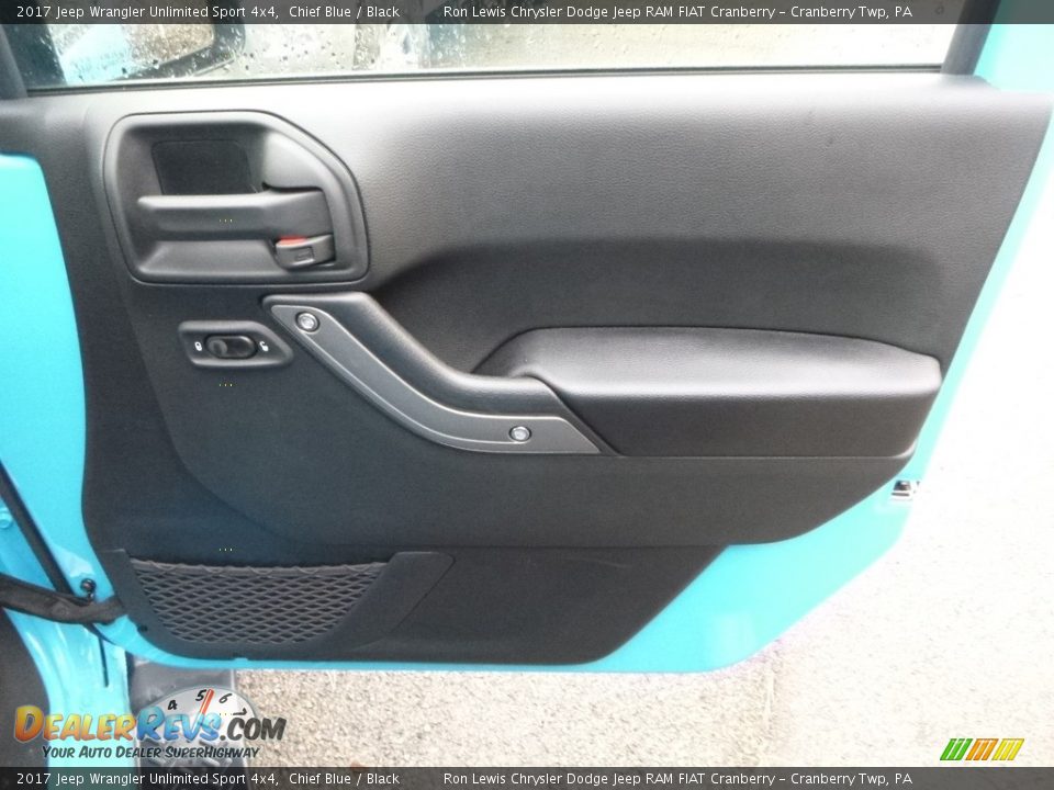 2017 Jeep Wrangler Unlimited Sport 4x4 Chief Blue / Black Photo #12