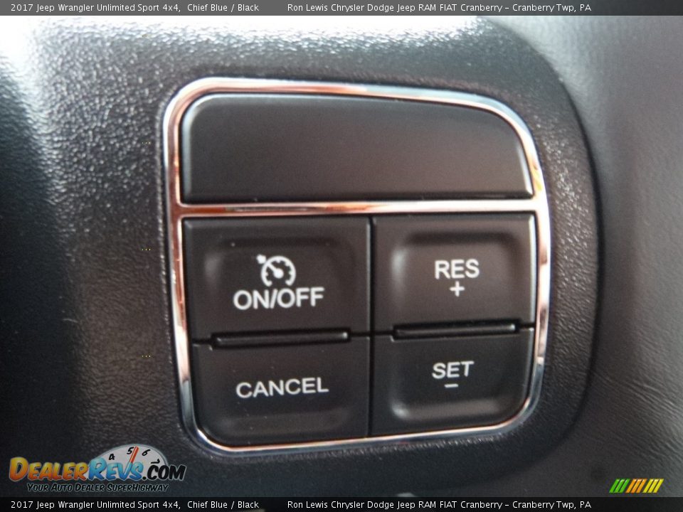 2017 Jeep Wrangler Unlimited Sport 4x4 Chief Blue / Black Photo #18