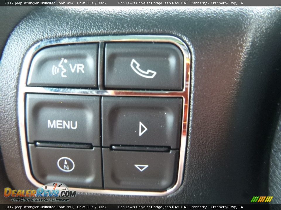 2017 Jeep Wrangler Unlimited Sport 4x4 Chief Blue / Black Photo #19