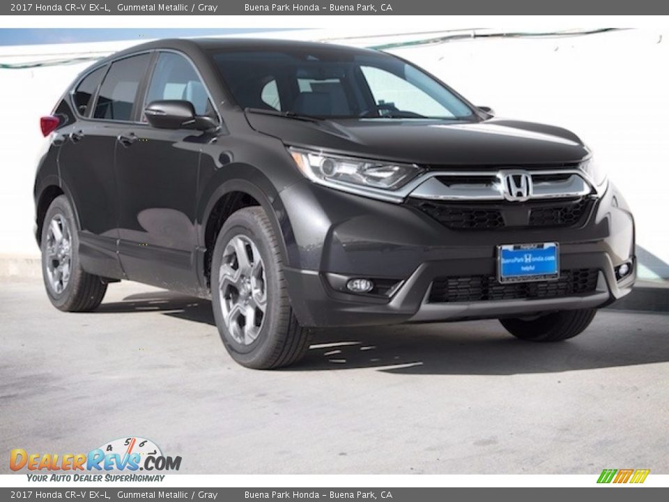 2017 Honda CR-V EX-L Gunmetal Metallic / Gray Photo #1