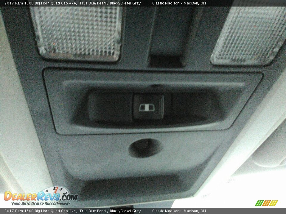 2017 Ram 1500 Big Horn Quad Cab 4x4 True Blue Pearl / Black/Diesel Gray Photo #13
