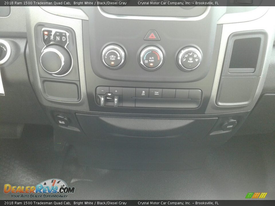 2018 Ram 1500 Tradesman Quad Cab Bright White / Black/Diesel Gray Photo #16