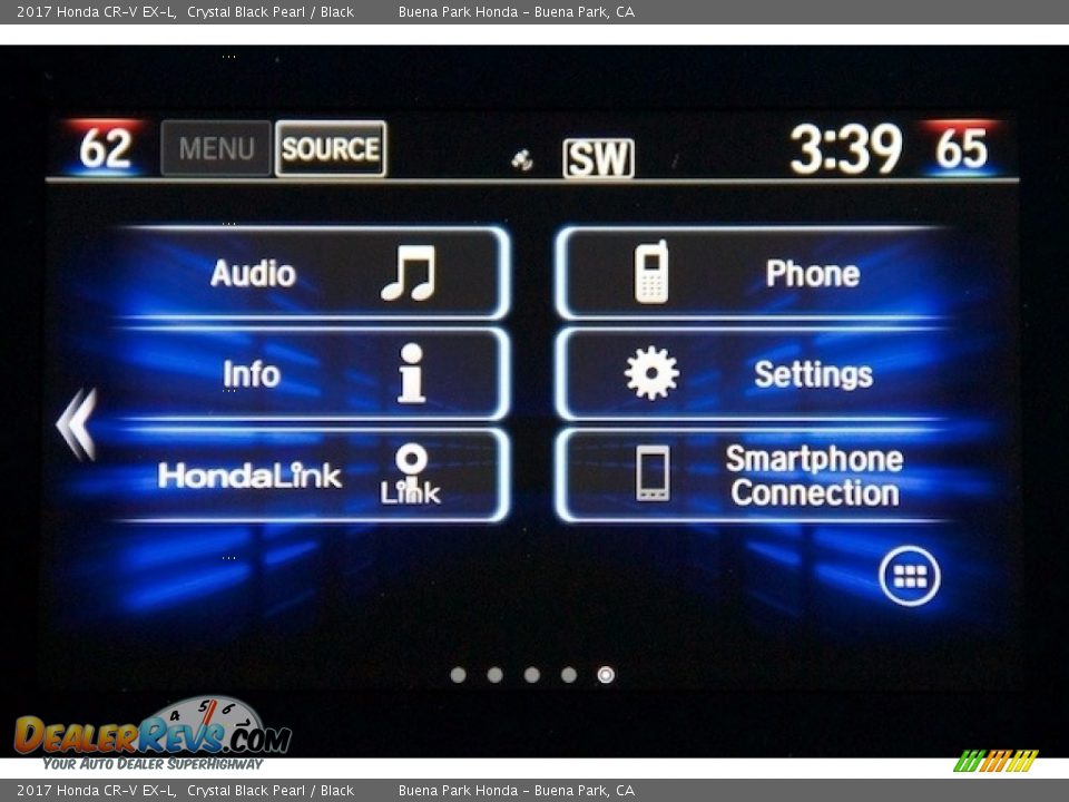 2017 Honda CR-V EX-L Crystal Black Pearl / Black Photo #15