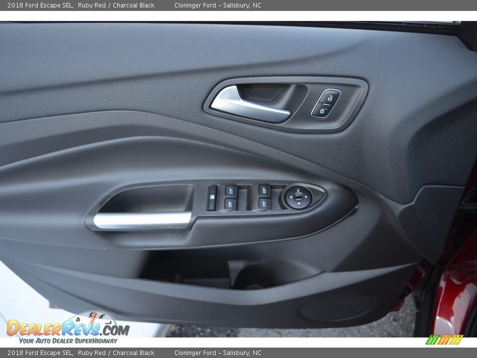 2018 Ford Escape SEL Ruby Red / Charcoal Black Photo #5