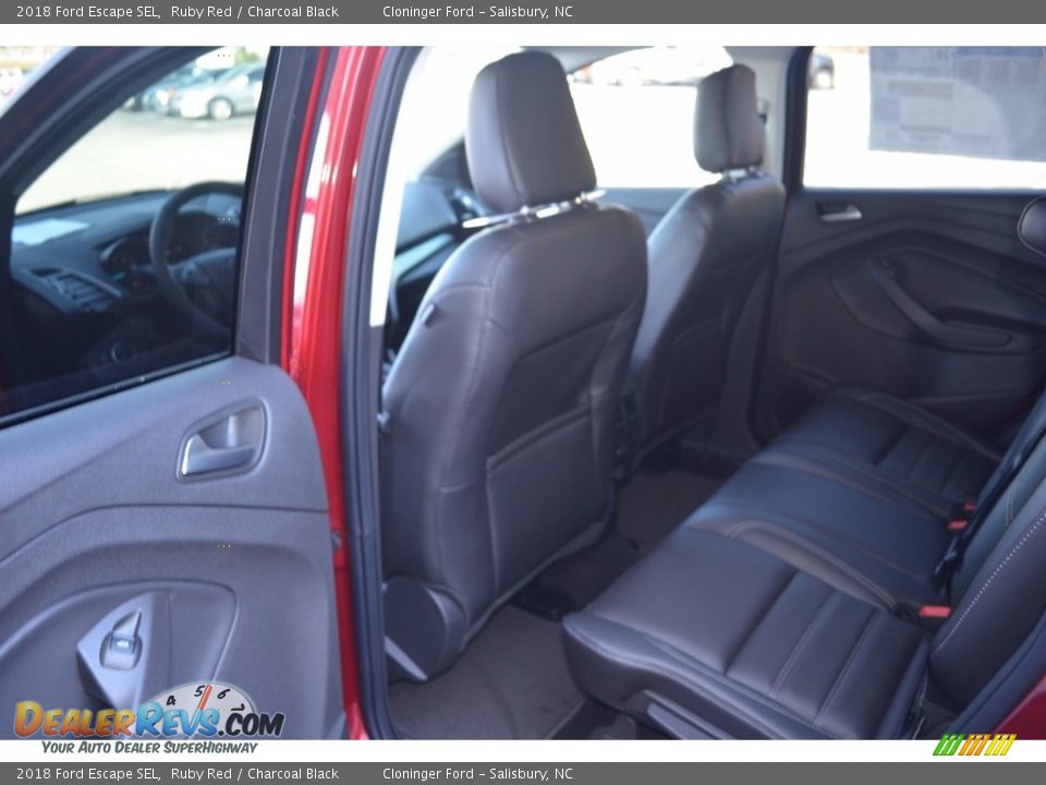 2018 Ford Escape SEL Ruby Red / Charcoal Black Photo #8