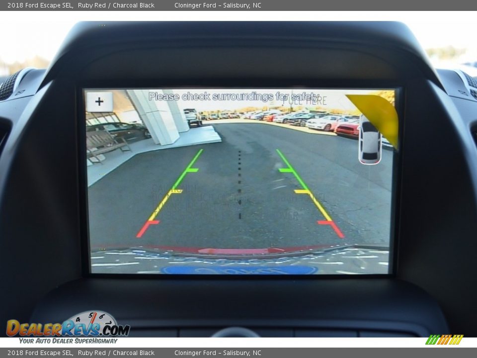 2018 Ford Escape SEL Ruby Red / Charcoal Black Photo #15