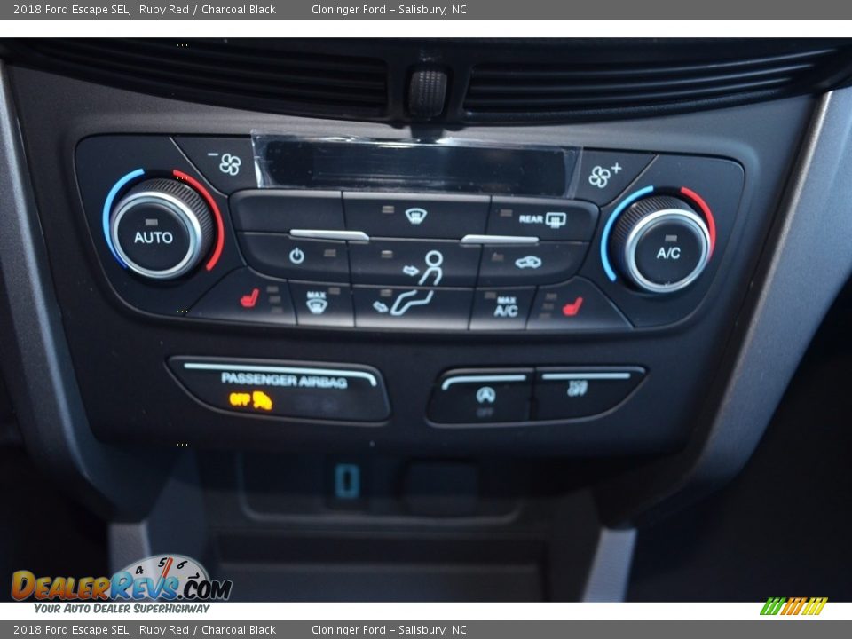 2018 Ford Escape SEL Ruby Red / Charcoal Black Photo #16