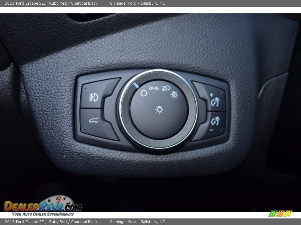 2018 Ford Escape SEL Ruby Red / Charcoal Black Photo #20
