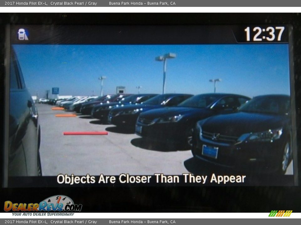 2017 Honda Pilot EX-L Crystal Black Pearl / Gray Photo #6