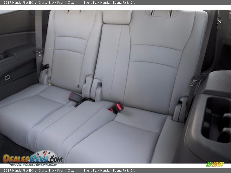 2017 Honda Pilot EX-L Crystal Black Pearl / Gray Photo #15