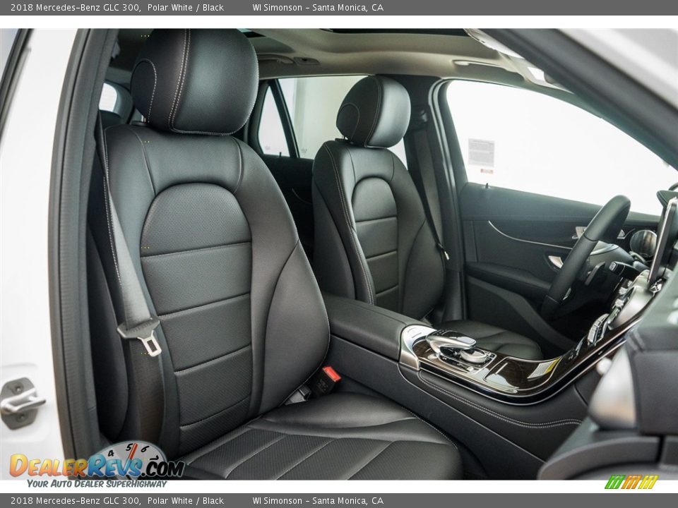 2018 Mercedes-Benz GLC 300 Polar White / Black Photo #2