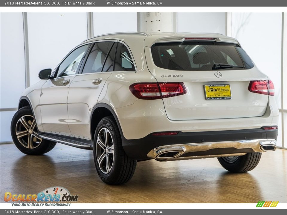 2018 Mercedes-Benz GLC 300 Polar White / Black Photo #3