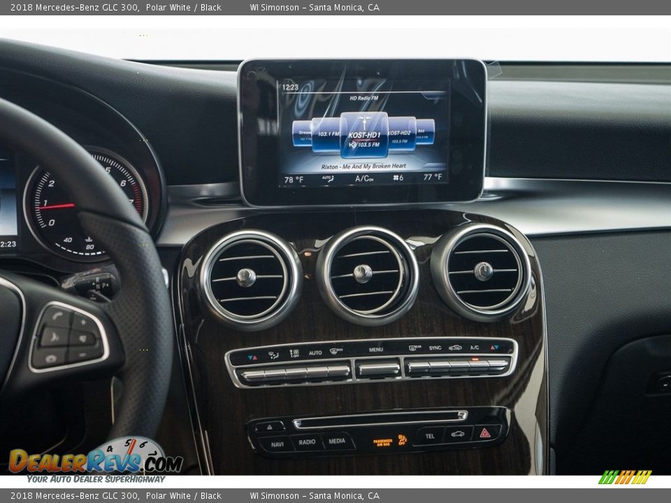 2018 Mercedes-Benz GLC 300 Polar White / Black Photo #5