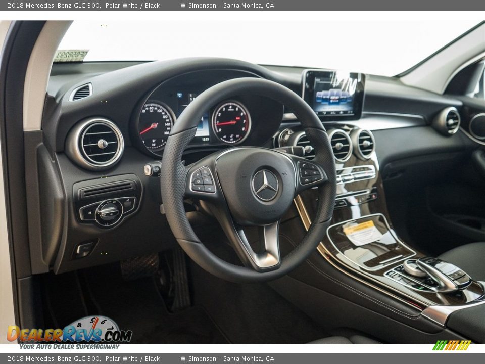 2018 Mercedes-Benz GLC 300 Polar White / Black Photo #6