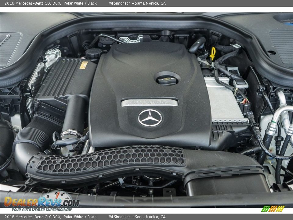 2018 Mercedes-Benz GLC 300 Polar White / Black Photo #8