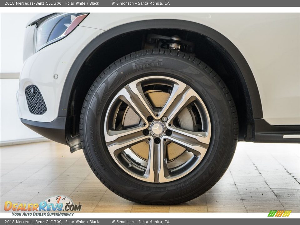 2018 Mercedes-Benz GLC 300 Polar White / Black Photo #9