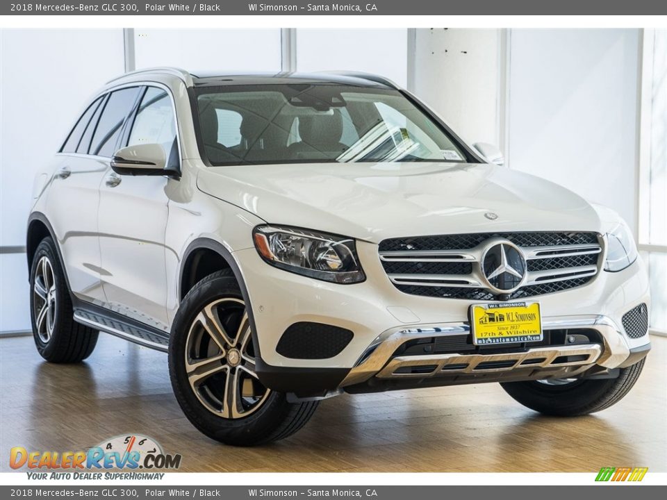 2018 Mercedes-Benz GLC 300 Polar White / Black Photo #12