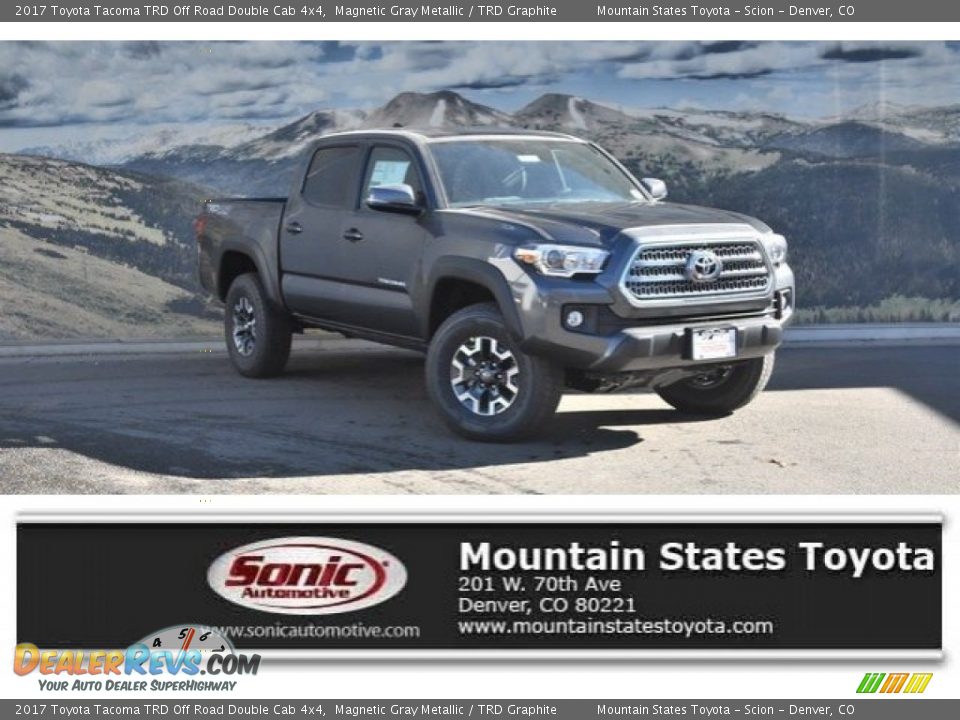 2017 Toyota Tacoma TRD Off Road Double Cab 4x4 Magnetic Gray Metallic / TRD Graphite Photo #1