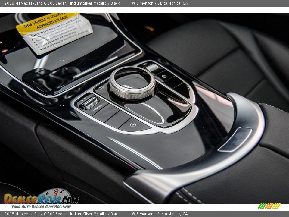2018 Mercedes-Benz C 300 Sedan Iridium Silver Metallic / Black Photo #7