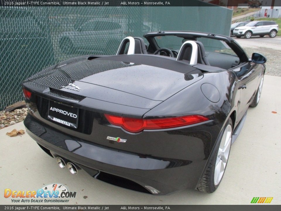 2016 Jaguar F-TYPE Convertible Ultimate Black Metallic / Jet Photo #3