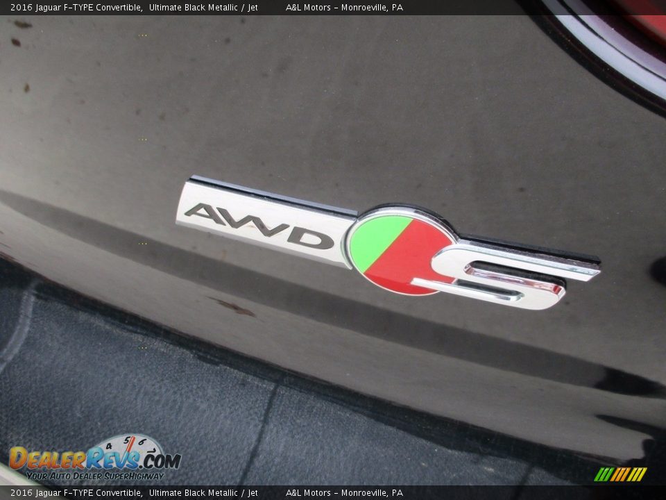 2016 Jaguar F-TYPE Convertible Ultimate Black Metallic / Jet Photo #4