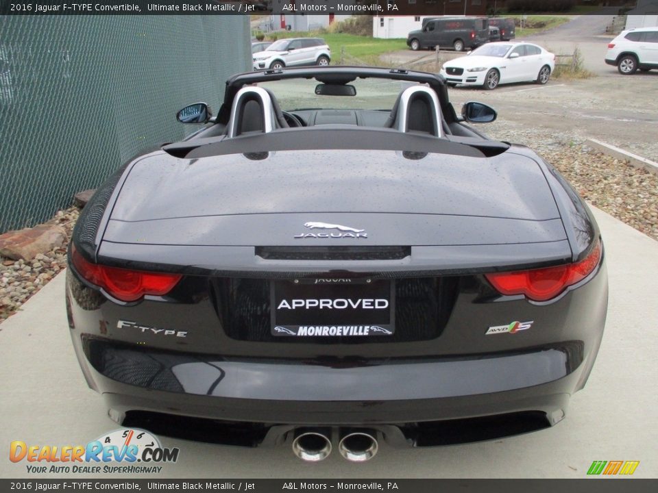 2016 Jaguar F-TYPE Convertible Ultimate Black Metallic / Jet Photo #5