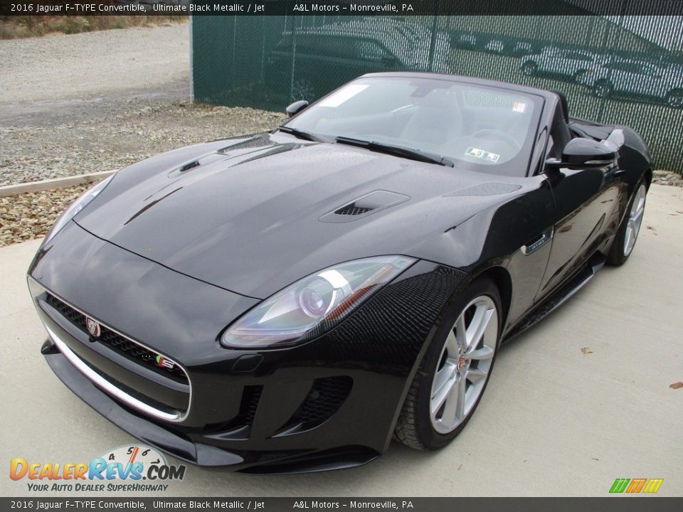 2016 Jaguar F-TYPE Convertible Ultimate Black Metallic / Jet Photo #9