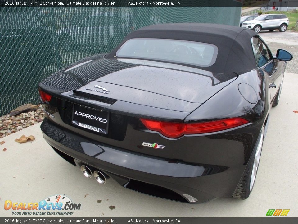 2016 Jaguar F-TYPE Convertible Ultimate Black Metallic / Jet Photo #12