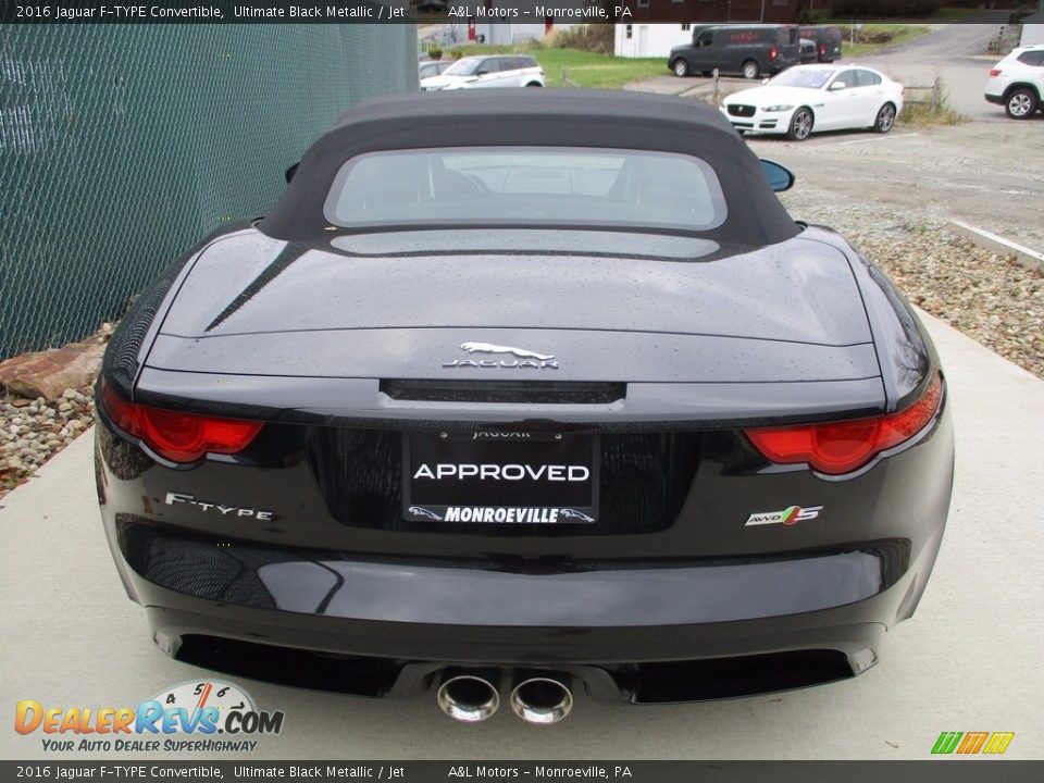 2016 Jaguar F-TYPE Convertible Ultimate Black Metallic / Jet Photo #13