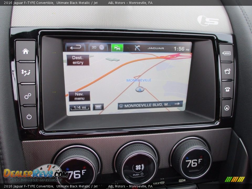 2016 Jaguar F-TYPE Convertible Ultimate Black Metallic / Jet Photo #18