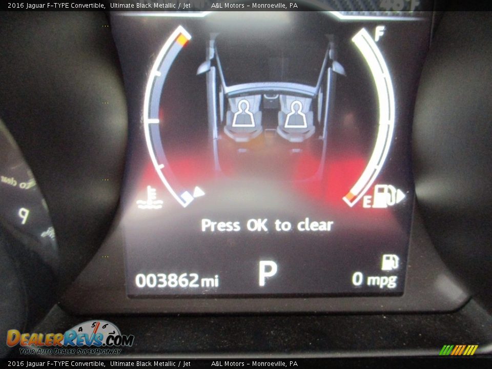 2016 Jaguar F-TYPE Convertible Ultimate Black Metallic / Jet Photo #20