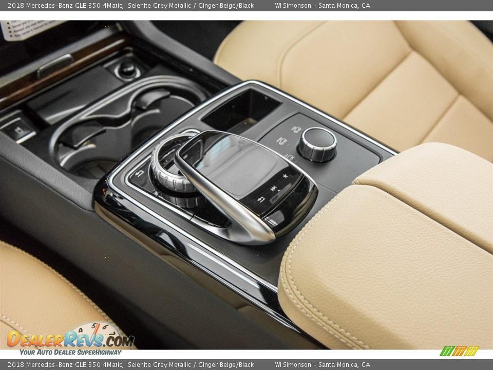 2018 Mercedes-Benz GLE 350 4Matic Selenite Grey Metallic / Ginger Beige/Black Photo #7