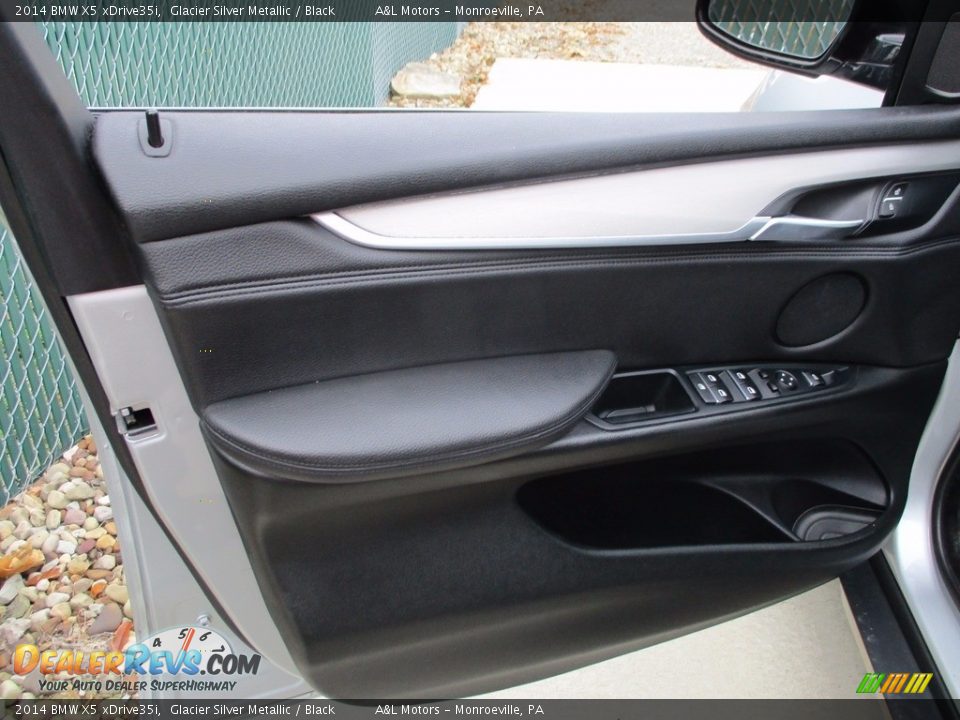 2014 BMW X5 xDrive35i Glacier Silver Metallic / Black Photo #9