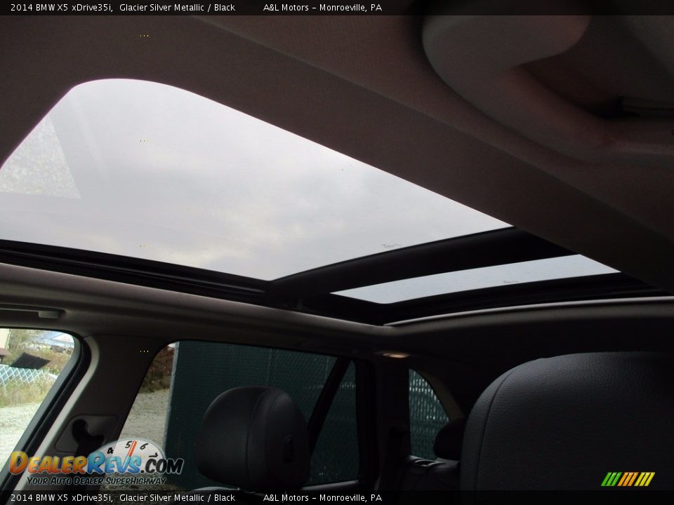 2014 BMW X5 xDrive35i Glacier Silver Metallic / Black Photo #11