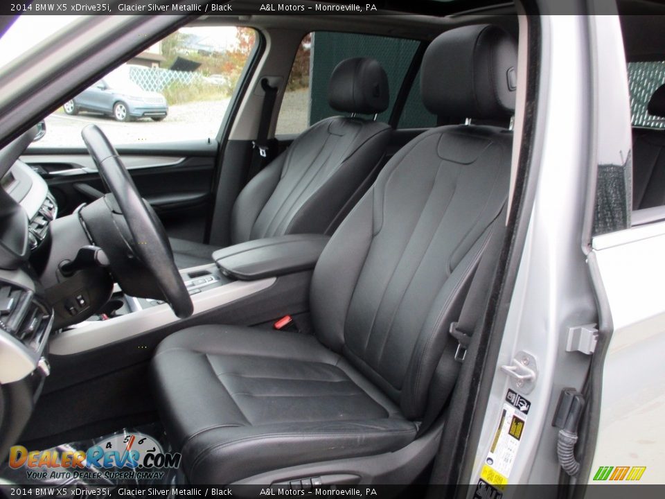2014 BMW X5 xDrive35i Glacier Silver Metallic / Black Photo #12