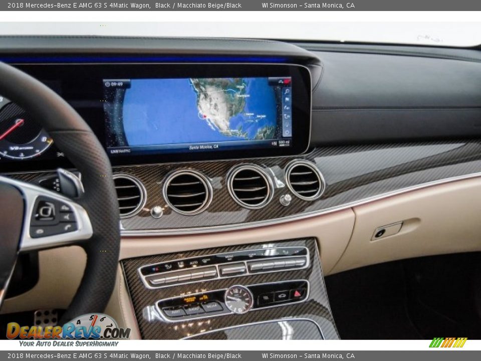 Dashboard of 2018 Mercedes-Benz E AMG 63 S 4Matic Wagon Photo #5