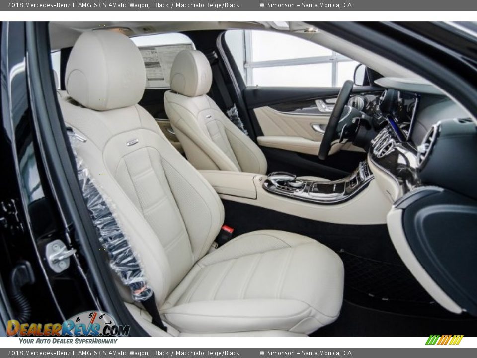 Macchiato Beige/Black Interior - 2018 Mercedes-Benz E AMG 63 S 4Matic Wagon Photo #6