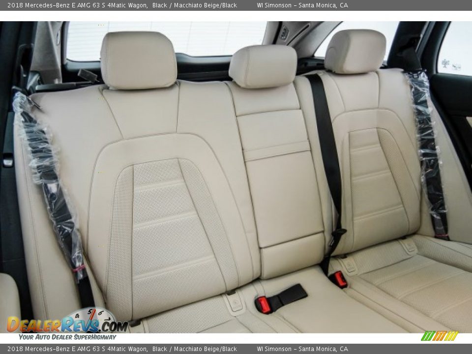 Rear Seat of 2018 Mercedes-Benz E AMG 63 S 4Matic Wagon Photo #13