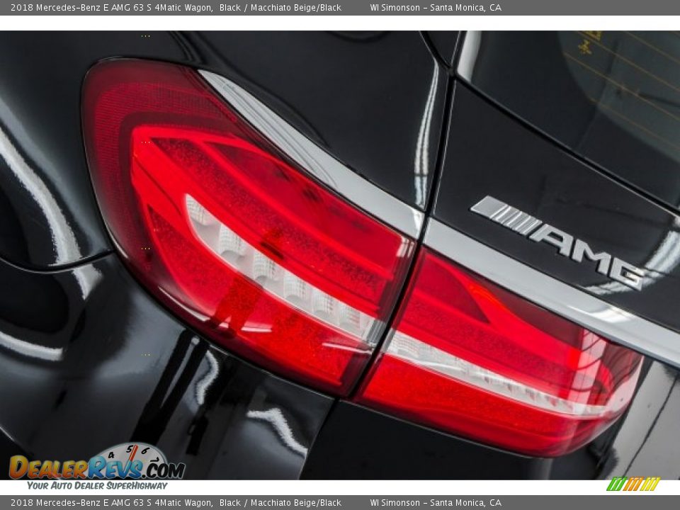 2018 Mercedes-Benz E AMG 63 S 4Matic Wagon Black / Macchiato Beige/Black Photo #25